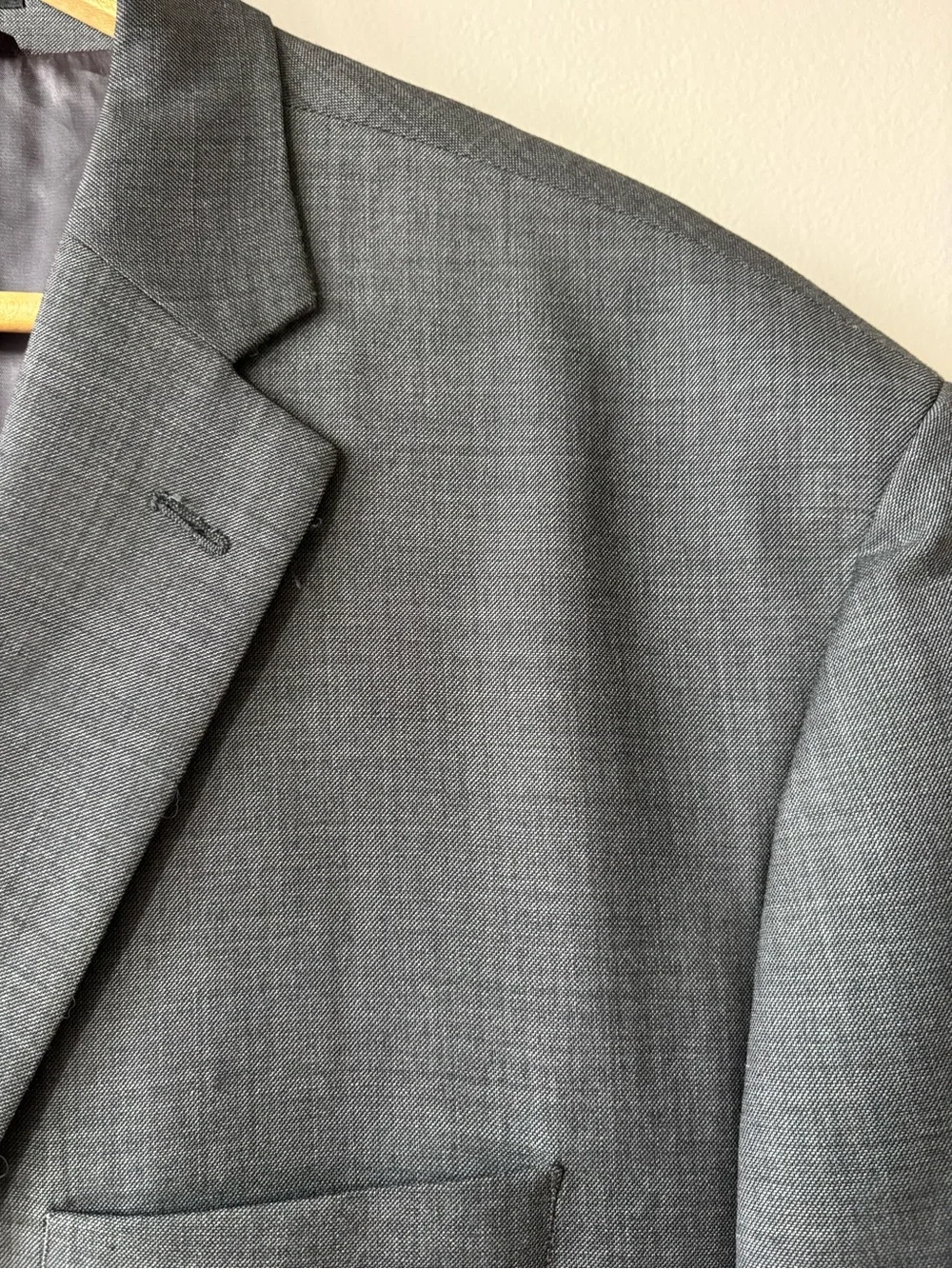 Lauren Ralph Lauren Blazer Mens 54R Gray 2-Button Wool Sport Coat Single Vent